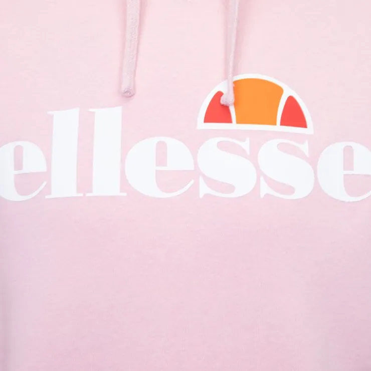 ELLESSE Sweat à capuche doux avec grand logo Femme ROSE CLAIR Best