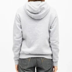 ELLESSE Sweat à capuche doux avec grand logo Femme GRIS CLAIR Clearance