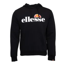 ELLESSE Sweat à capuche doux avec grand logo Femme NOIR Hot