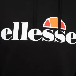 ELLESSE Sweat à capuche doux avec grand logo Femme NOIR Hot