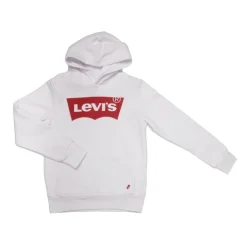 LEVI'S Sweat à capuche logo Enfant BLANC New
