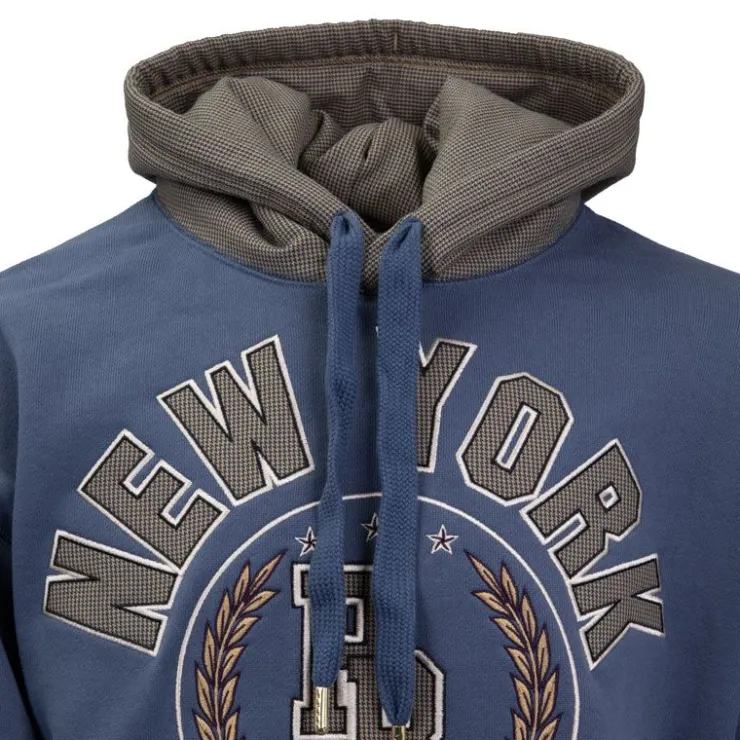 PUMA Sweat à capuche x rhuigi motif pied de poule Homme BLEU Clearance