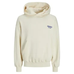 JACK & JONES Sweat à capuche Santorini couleur crème Homme BEIGE Outlet