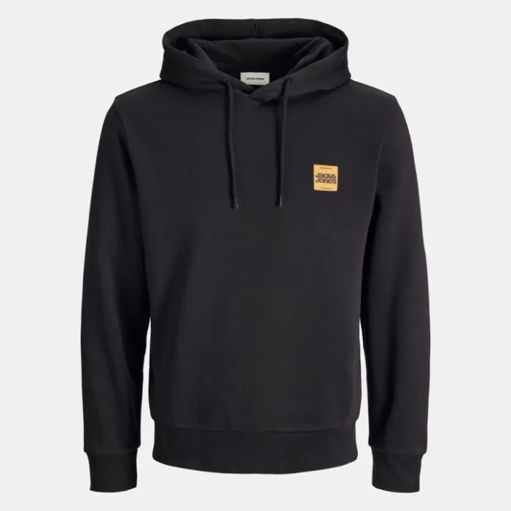 JACK & JONES Sweat à capuche sky captain brandy regular fit Homme NOIR Outlet