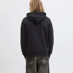 JACK & JONES Sweat à capuche sky captain brandy regular fit Homme NOIR Outlet