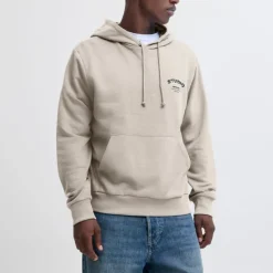 JACK & JONES Sweat à capuche yuki poignets cotelés poche kangourou Homme BEIGE Outlet