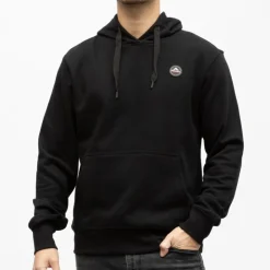 HELVETICA Sweat a capuche gaia coton Homme NOIR Outlet