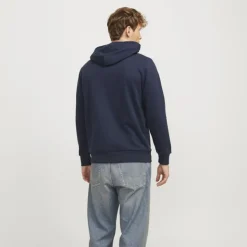 JACK & JONES Sweat a capuche Homme BLEU FONCE