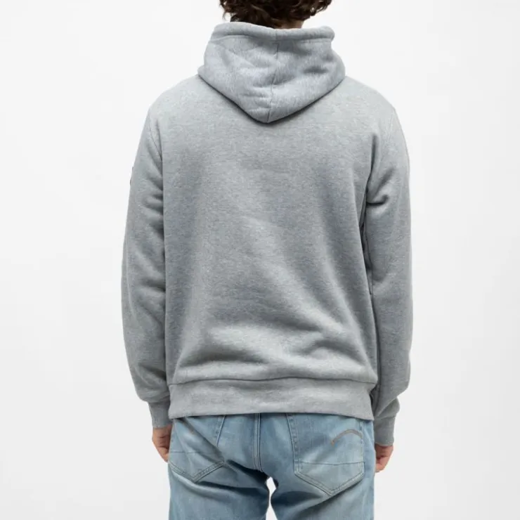 KAPORAL Sweat brodé darell à capuche Homme GRIS Hot