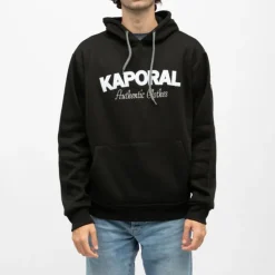 KAPORAL Sweat brodé darell à capuche Homme NOIR Online
