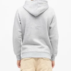 PANAME BROTHERS Sweat capuche zippé manches longues poche kangourou Sylvain Homme GRIS Discount