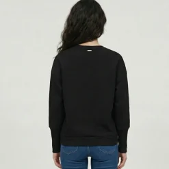 LES TROPEZIENNES PAR M.BELARBI Sweat cocon Femme NOIR Best