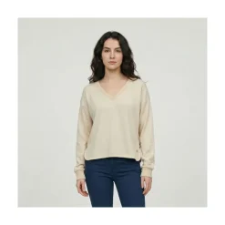 LES TROPEZIENNES PAR M.BELARBI Sweat cocon Femme BEIGE New