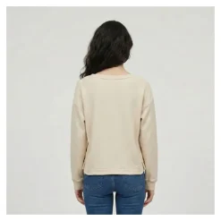 LES TROPEZIENNES PAR M.BELARBI Sweat cocon Femme BEIGE New