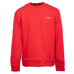 THE NEW DESIGNERS Sweat col ras de cou Homme ROUGE Outlet