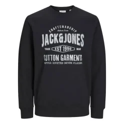 JACK & JONES Sweat col rond Homme NOIR Outlet