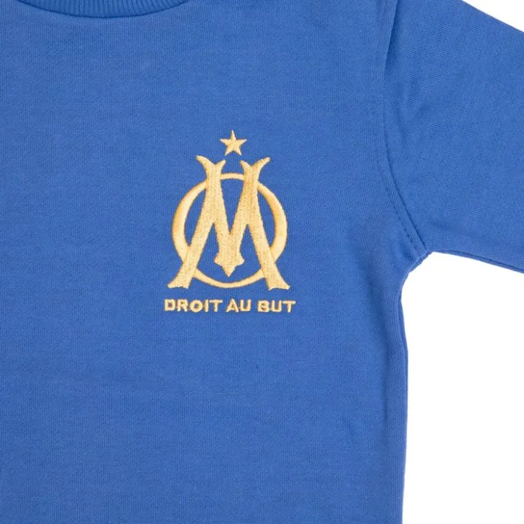 OM Sweat coton col rond Enfant BLEU Clearance