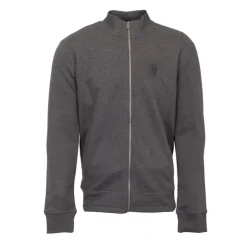 CERRUTI Sweat de sport cogollo zippé col cheminée Homme GRIS FONCE Outlet