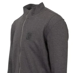 CERRUTI Sweat de sport cogollo zippé col cheminée Homme GRIS FONCE Outlet