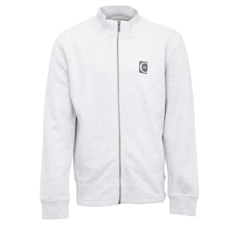CERRUTI Sweat de sport cogollo zippé col cheminée Homme GRIS CLAIR Clearance