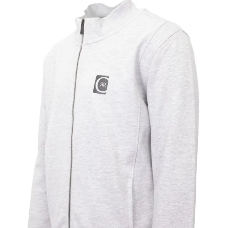 CERRUTI Sweat de sport cogollo zippé col cheminée Homme GRIS CLAIR Clearance