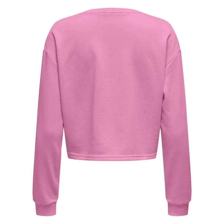 ONLY PLAY Sweat de sport crop top Pica imprimé Femme ROSE Discount