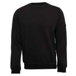 CERRUTI Sweat doux adriatico coton col rond Homme NOIR Best