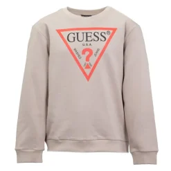 GUESS Sweat en coton col rond avec logo Enfant Hot