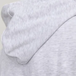 JACK & JONES Sweat gris chiné imprimé avec capuche tiley coton mélangé regular Homme GRIS CLAIR