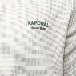 KAPORAL Sweat maille col rond kesley Homme BEIGE New