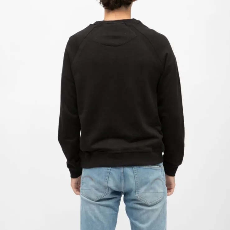 CERRUTI Sweat manches longues col rond coda imprimé logo Homme NOIR Online