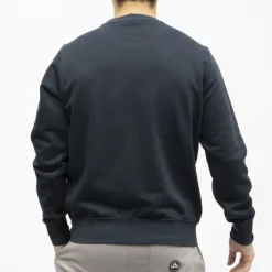 HELVETICA Sweat monaco coton Homme BLEU FONCE Sale