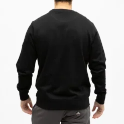 HELVETICA Sweat monaco coton Homme NOIR New