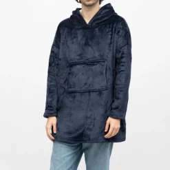 BILL TORNADE Sweat plaid ad uni 11965 Mixte BLEU FONCE New