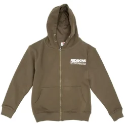REDSKINS Sweat zip a capuche 251031 Enfant KAKI New