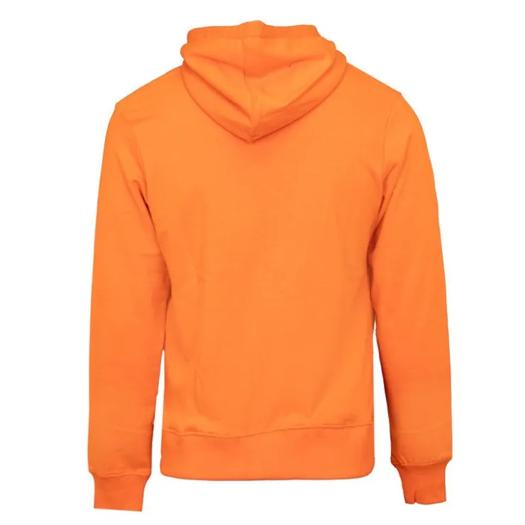 HELVETICA Sweat zip capuche gaia Homme ORANGE New