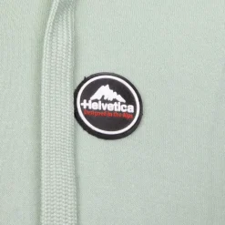 HELVETICA Sweat zip capuche gaia Homme VERT CLAIR Online
