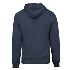 HELVETICA Sweat zip capuche gaia Homme BLEU PETROLE Sale