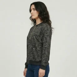 LES TROPEZIENNES PAR M.BELARBI Sweat zip Femme NOIR Outlet