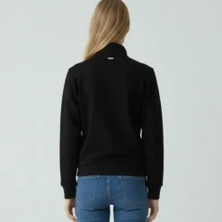 LES TROPEZIENNES PAR M.BELARBI Sweat zip granit Femme NOIR Sale