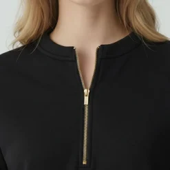 LES TROPEZIENNES PAR M.BELARBI Sweat zip granit Femme NOIR Sale
