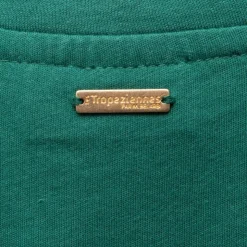 LES TROPEZIENNES PAR M.BELARBI Tee shirt astrakan cryosol Femme VERT New