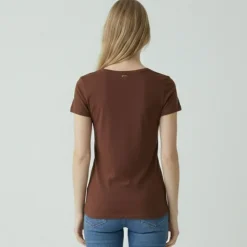 LES TROPEZIENNES PAR M.BELARBI Tee shirt astrakan cryosol Femme MARRON Sale