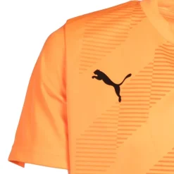 PUMA Tee shirt avec imprimé manches courtes logo noir Enfant Outlet