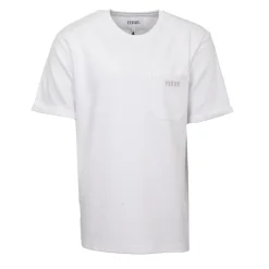 GIANFRANCO FERRE Tee shirt basique avec poche tissu texturé logo brodé Homme BLANC Online