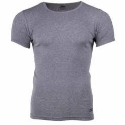 NEW MAN Tee shirt basique cintré coton Homme GRIS FONCE Sale