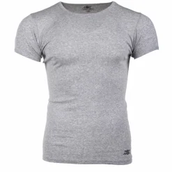 NEW MAN Tee shirt basique cintré coton Homme GRIS New