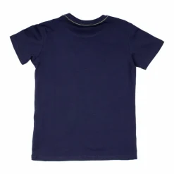 GUESS Tee shirt basique coton col rond avec logo Enfant BLEU FONCE Clearance