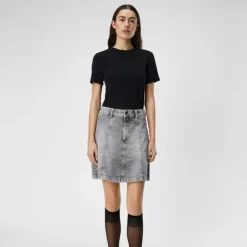 OBJECT Tee shirt basique Jannie manches courtes Femme NOIR