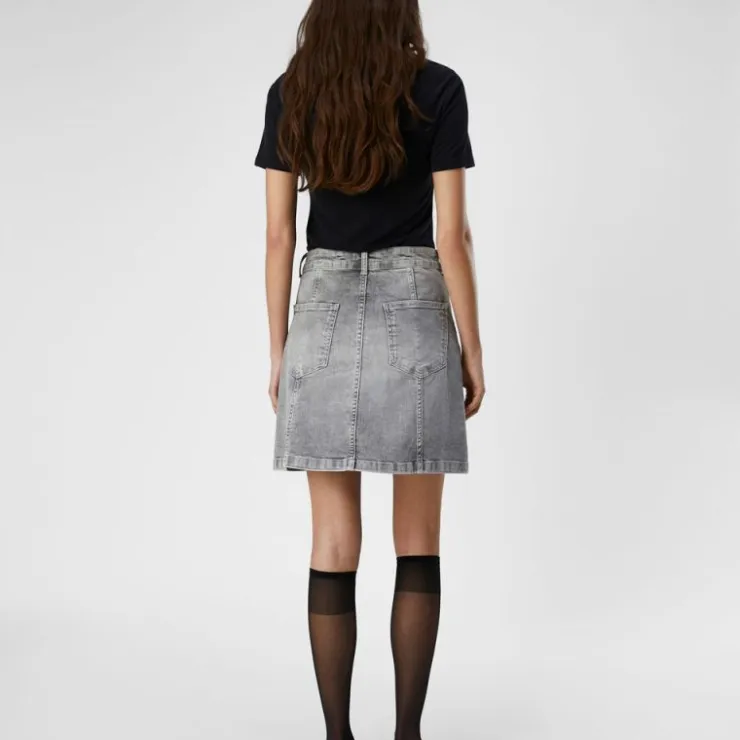 OBJECT Tee shirt basique Jannie manches courtes Femme NOIR